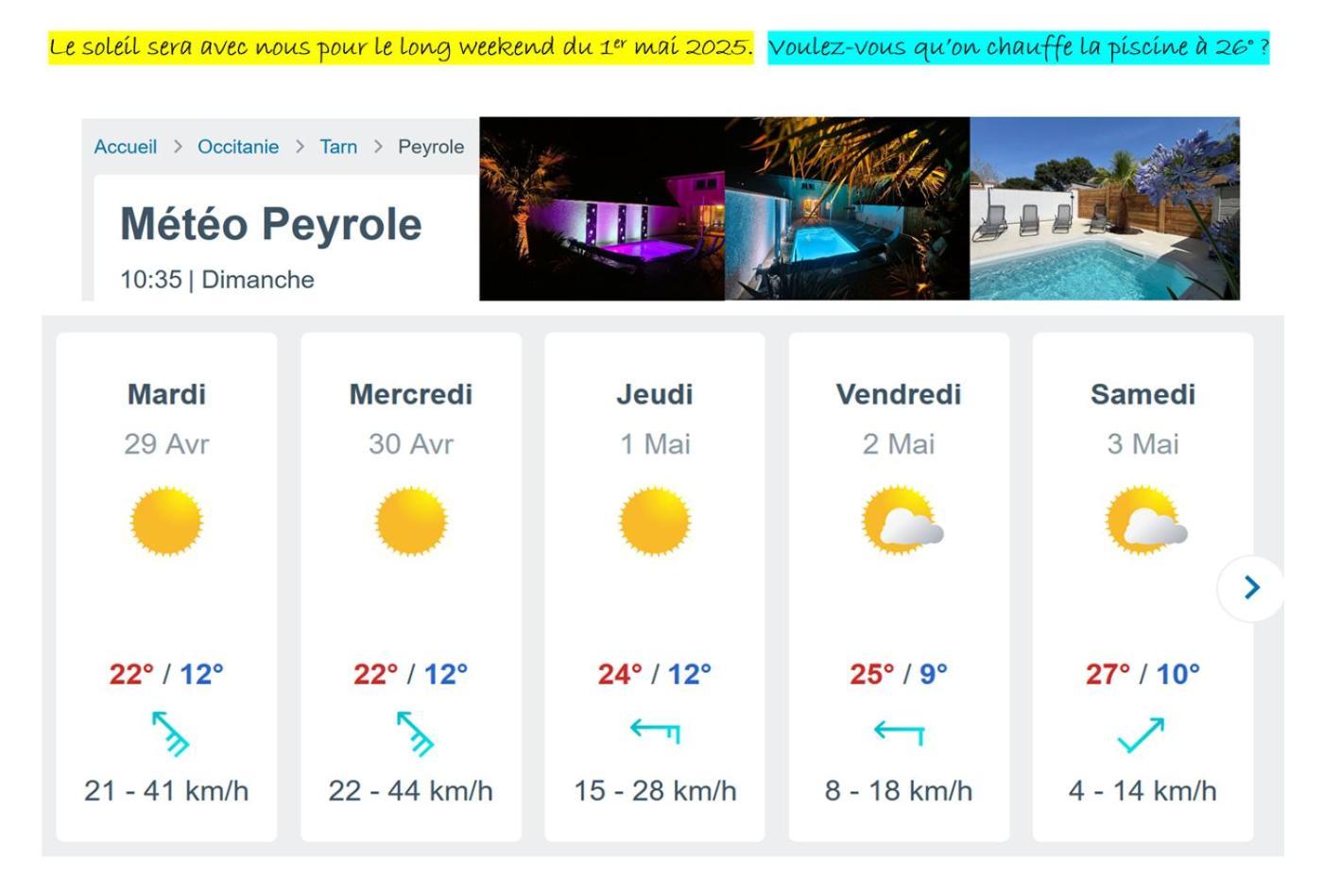 Le Grand Cottage Nature Piscine Chauffee Privee Du Tarn Entre Toulouse Et Albi & Les Cottages Du Tarn Peyrole 外观 照片